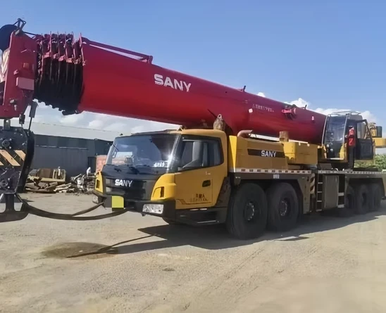 Used, Original Chinese-made Sany 100-ton STC1000 Five-arm Crawler Hydraulic Truck Crane manufacturers